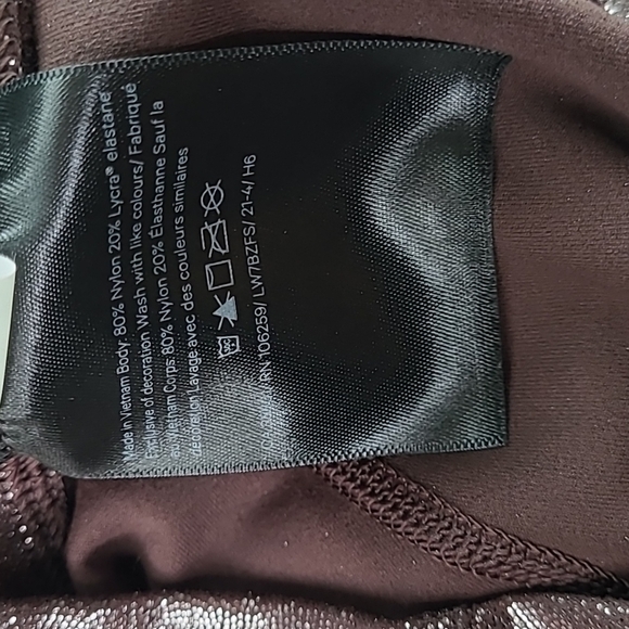 Lululemon Align High-Rise Short 8" *Shine Radiate Foil Print French Press Size 4 - Picture 9 of 15